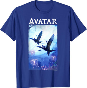 Avatar: The Way of Water Avatar Flight Pandora Panel T-Shirt - T-Shirt | Royal