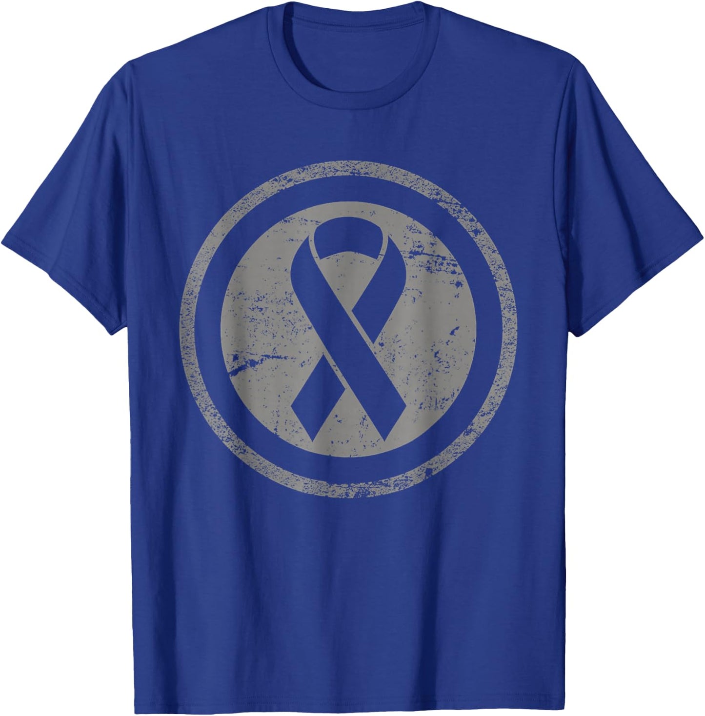 Childhood Cancer Awareness Gold Vintage Yellow Ribbon T-Shirt - T-Shirt | Royal