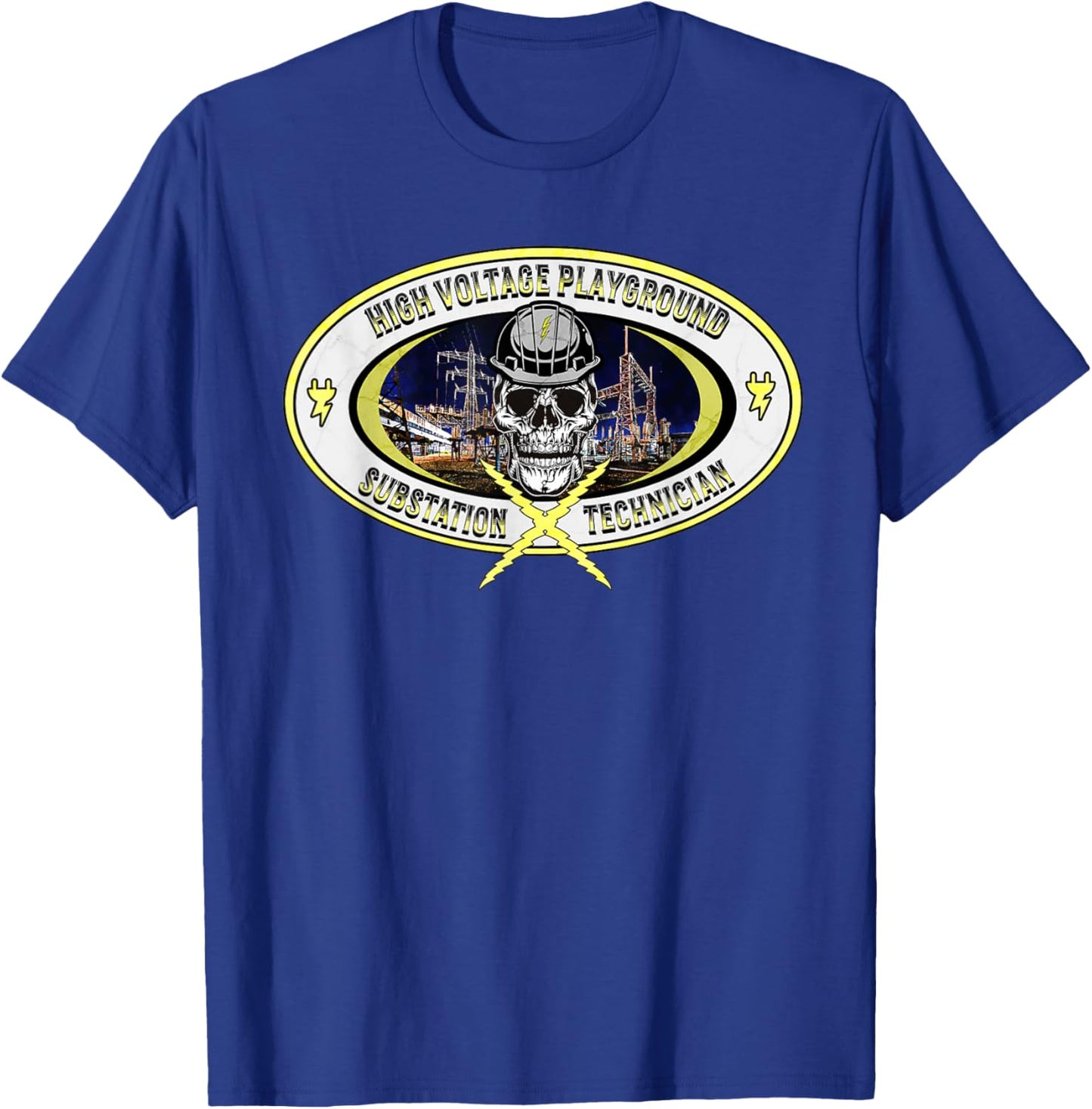 Substation Technician T-Shirt - T-Shirt | Royal