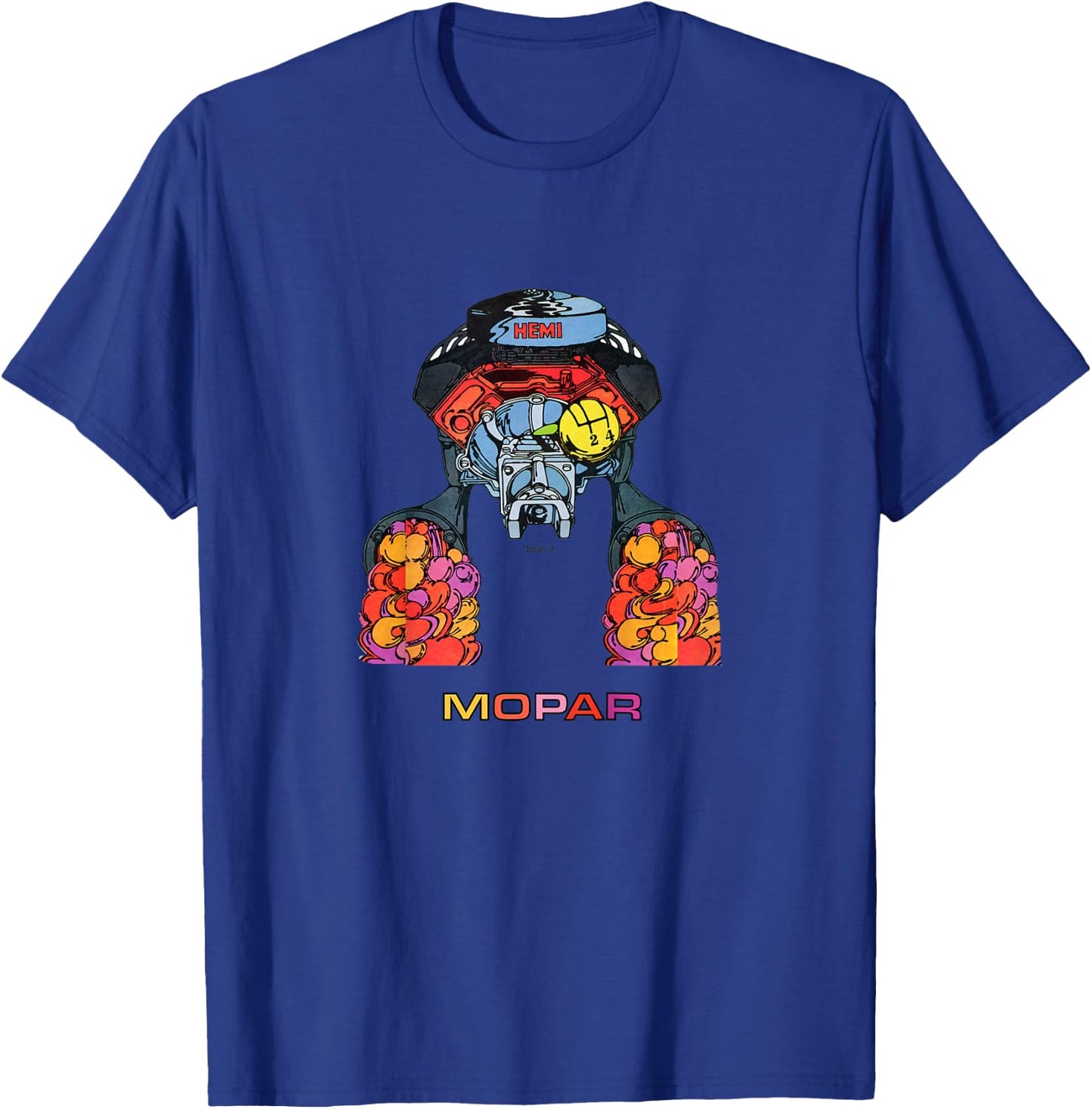 Mopar 426 Hemi Design T-Shirt - T-Shirt | Royal