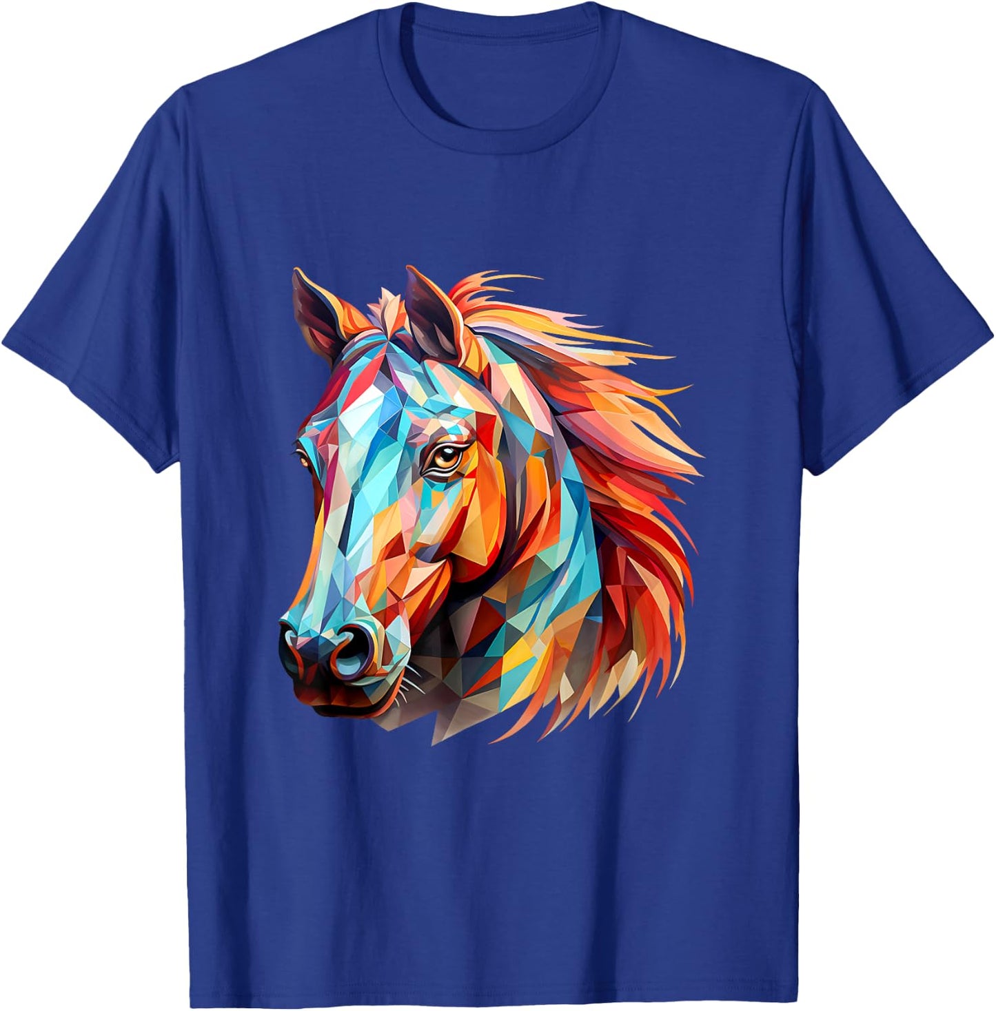 Horse Colorful T-Shirt - T-Shirt | Royal