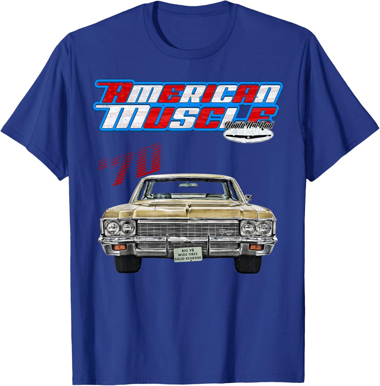 1970,Caprice,Impala,BelAir,Bel Air,DelRay,Del Ray,Muscle Car T-Shirt - T-Shirt | Royal