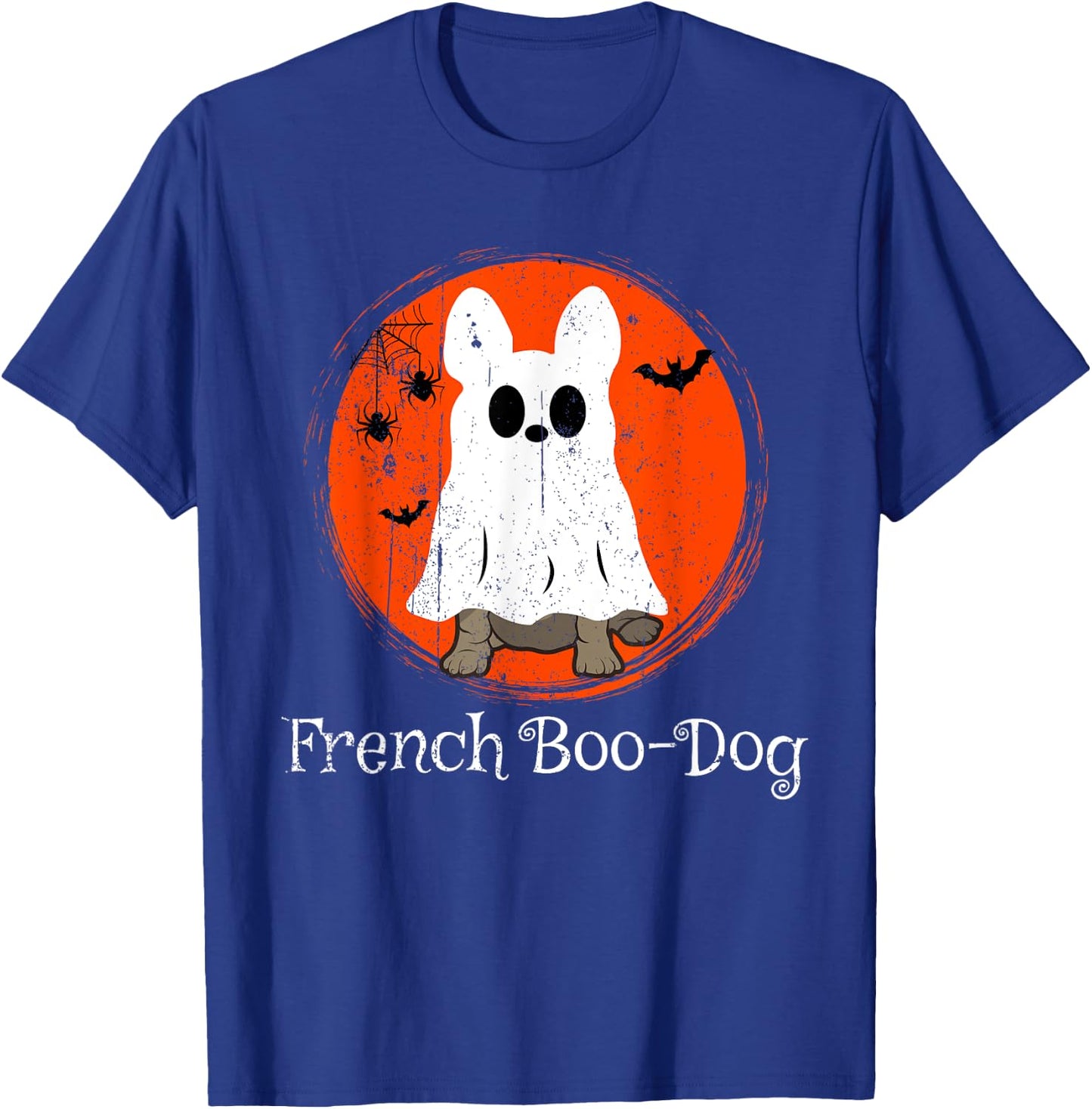 Halloween Frenchie French Bulldog Boo-Dog Dog Lover Owner Women Kids T-Shirt - T-Shirt | Royal
