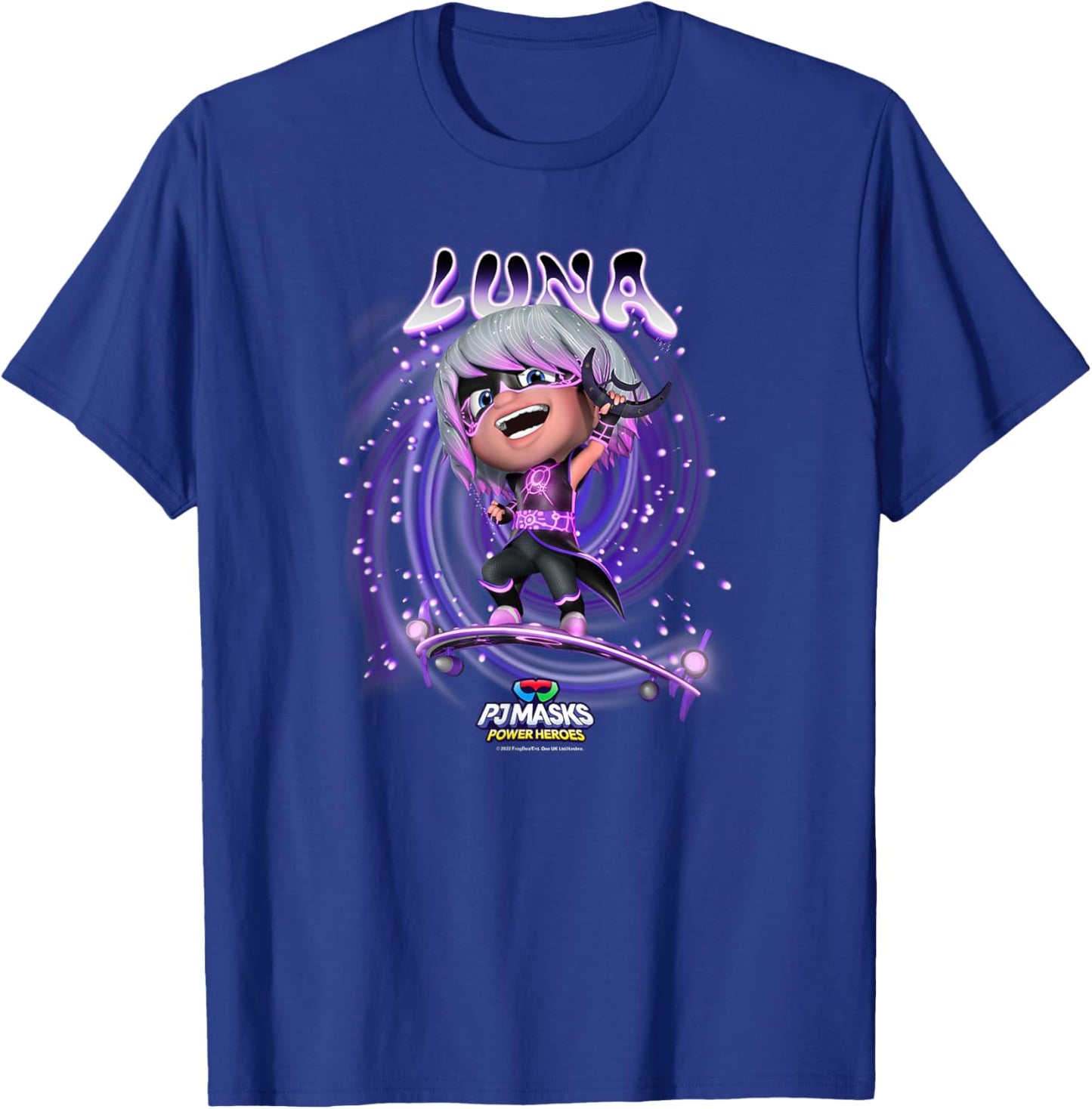 PJ Masks Luna Girl Celestial Ride Magic Villain Logo T-Shirt - T-Shirt | Royal