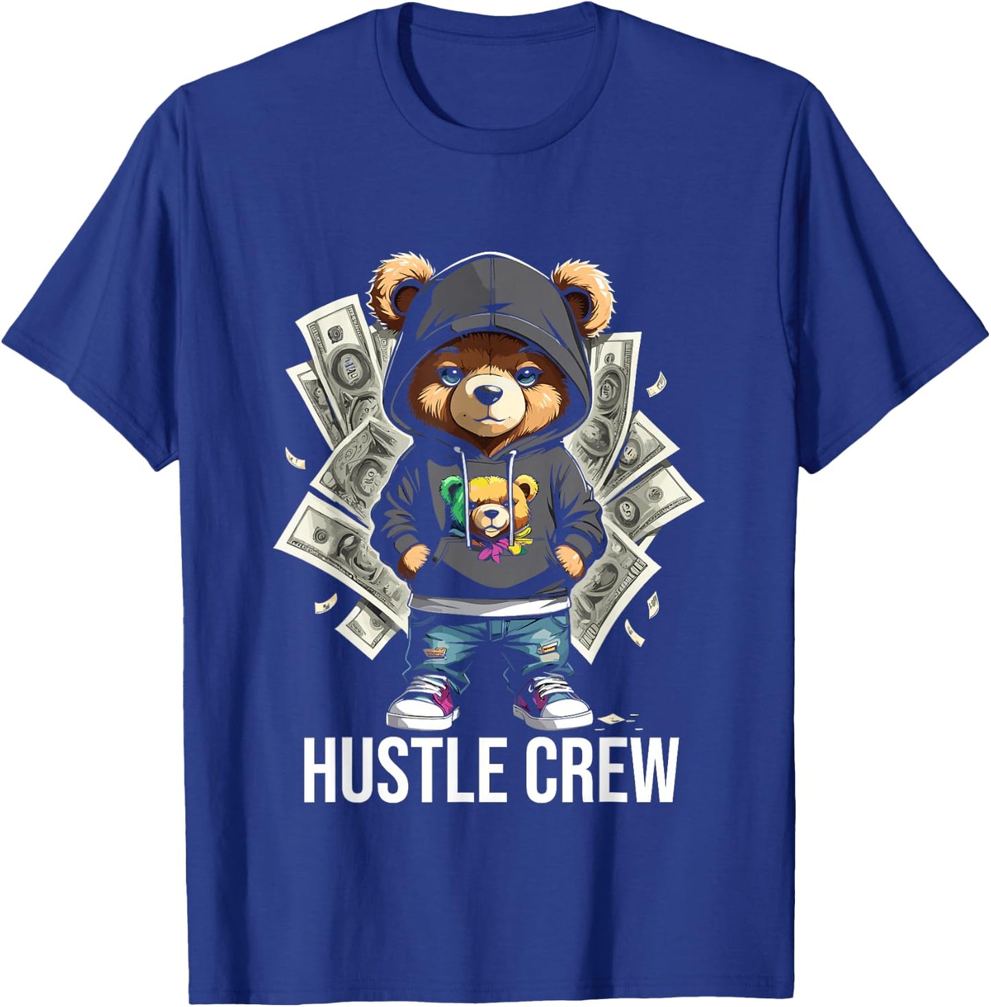 Teddy Bear Gangster in Cool Hip-Hop Outfit T-Shirt - T-Shirt | Royal