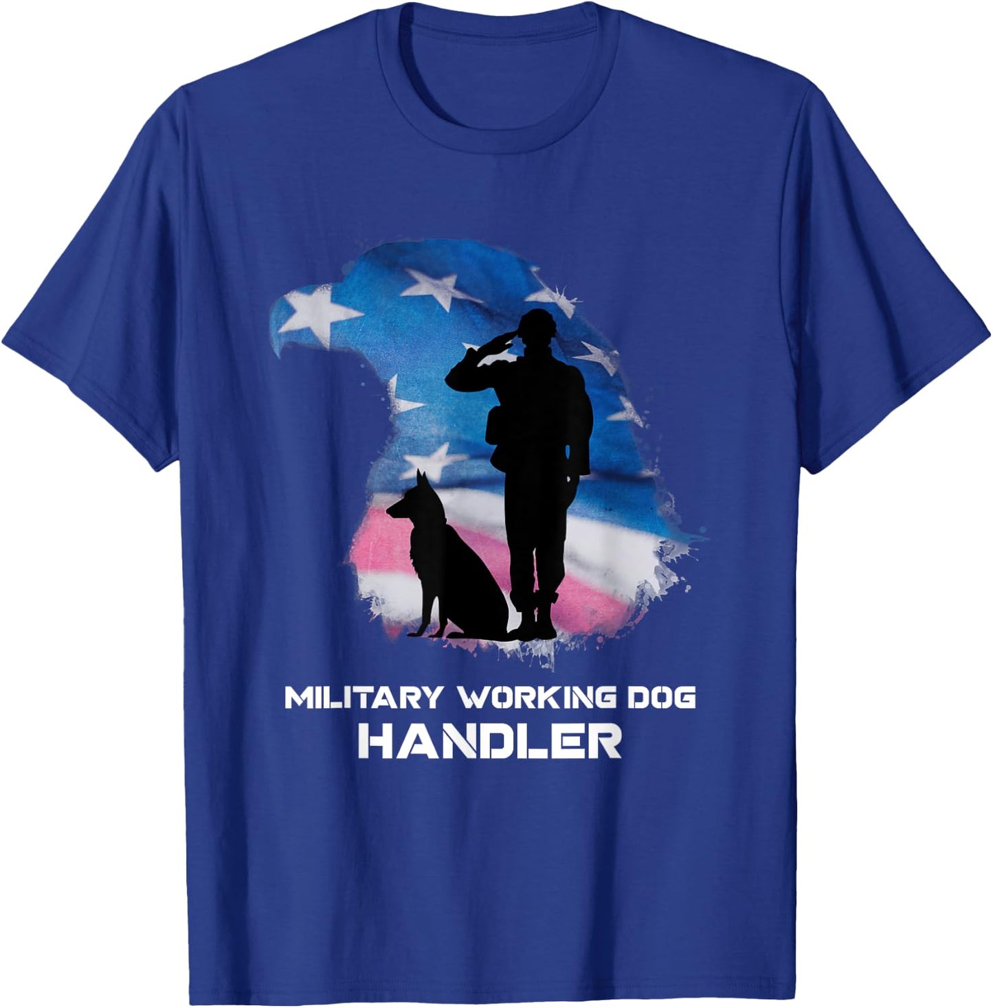 Military Working Dog Handler shirt women T-Shirt - T-Shirt | Royal