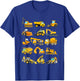 Construction Excavator Boys, Girls, Men, Women Construction T-Shirt - T-Shirt | Royal