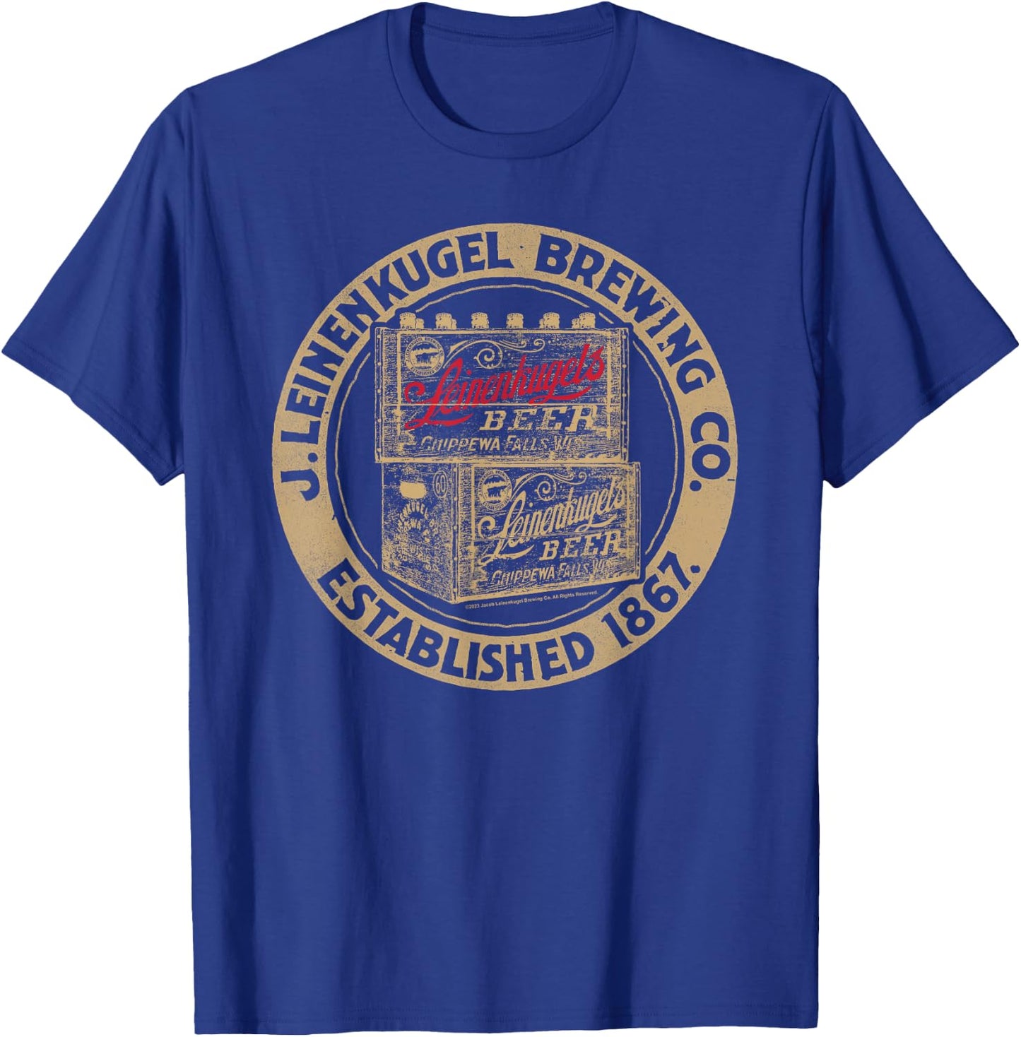 Leinenkugels - Beer Case T-Shirt - T-Shirt | Royal