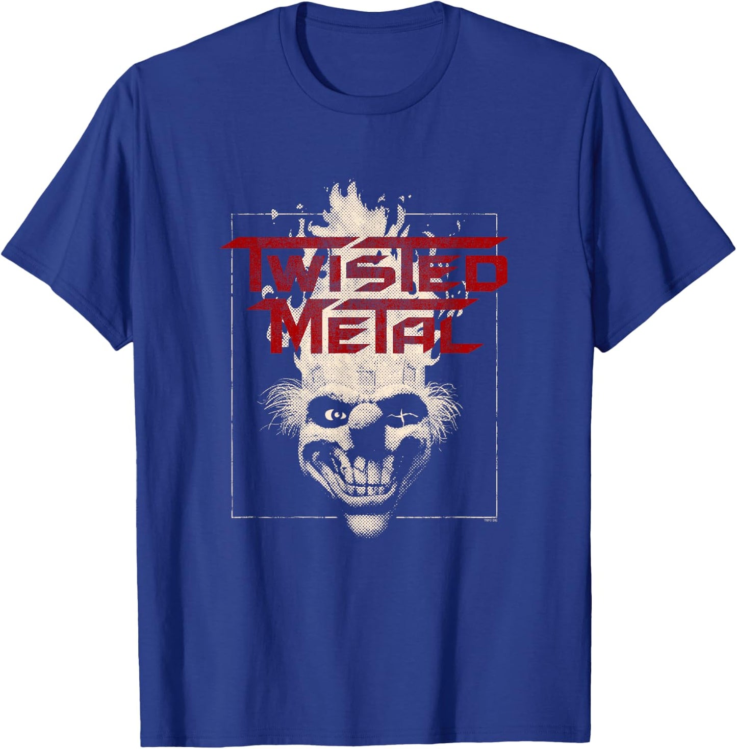 Twisted Metal Sweet Tooth Head T-Shirt - T-Shirt | Royal