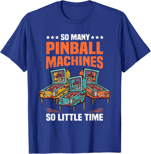 Pinball Machine Retro Gaming Pinball T-Shirt - T-Shirt | Royal