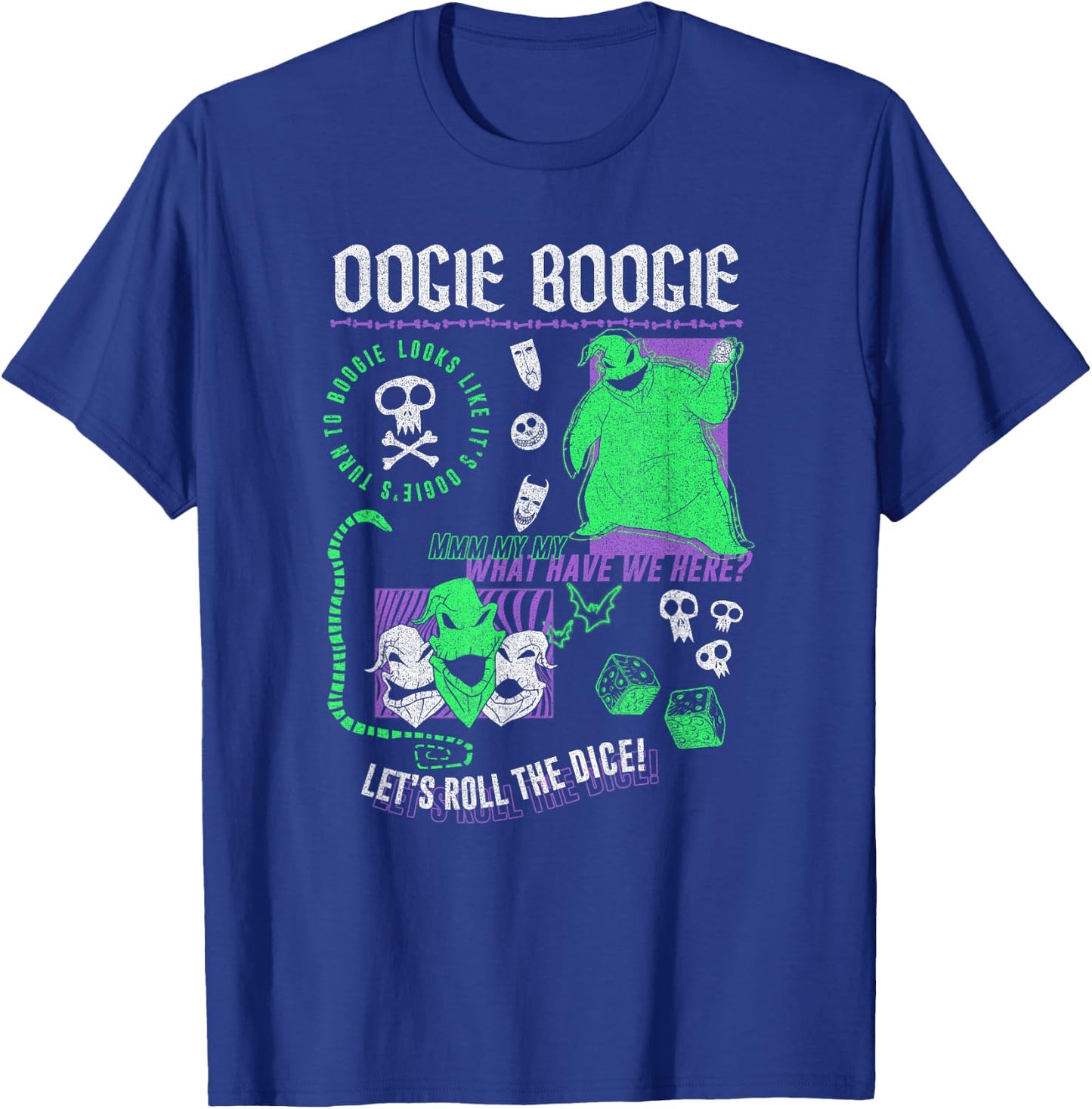 Disney The Nightmare Before Christmas Oogie Boogie Poster T-Shirt - T-Shirt | Royal