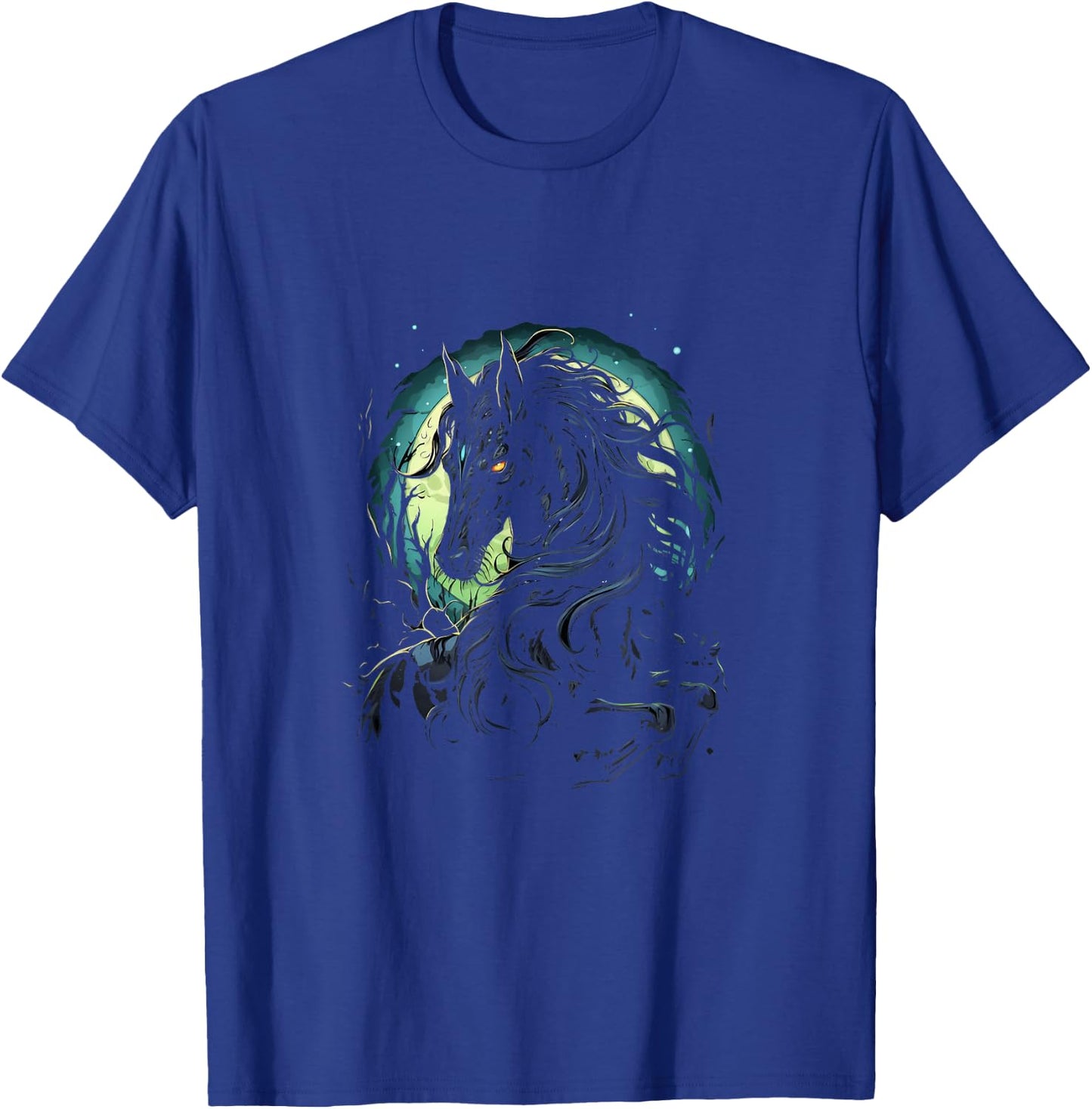 Gothic Horse Creepy Dark Horses Animal Goth T-Shirt - T-Shirt | Royal