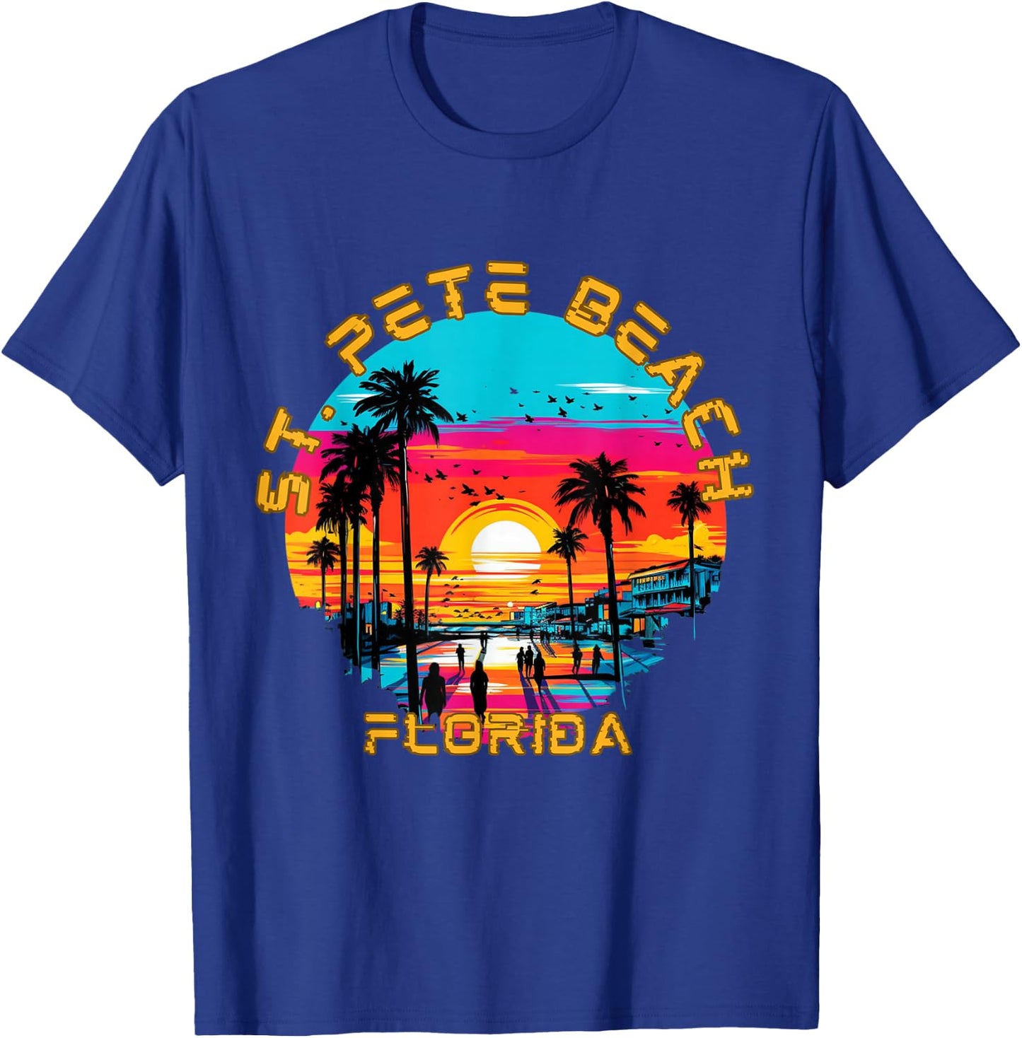 St. Pete Beach Florida T-Shirt - T-Shirt | Royal