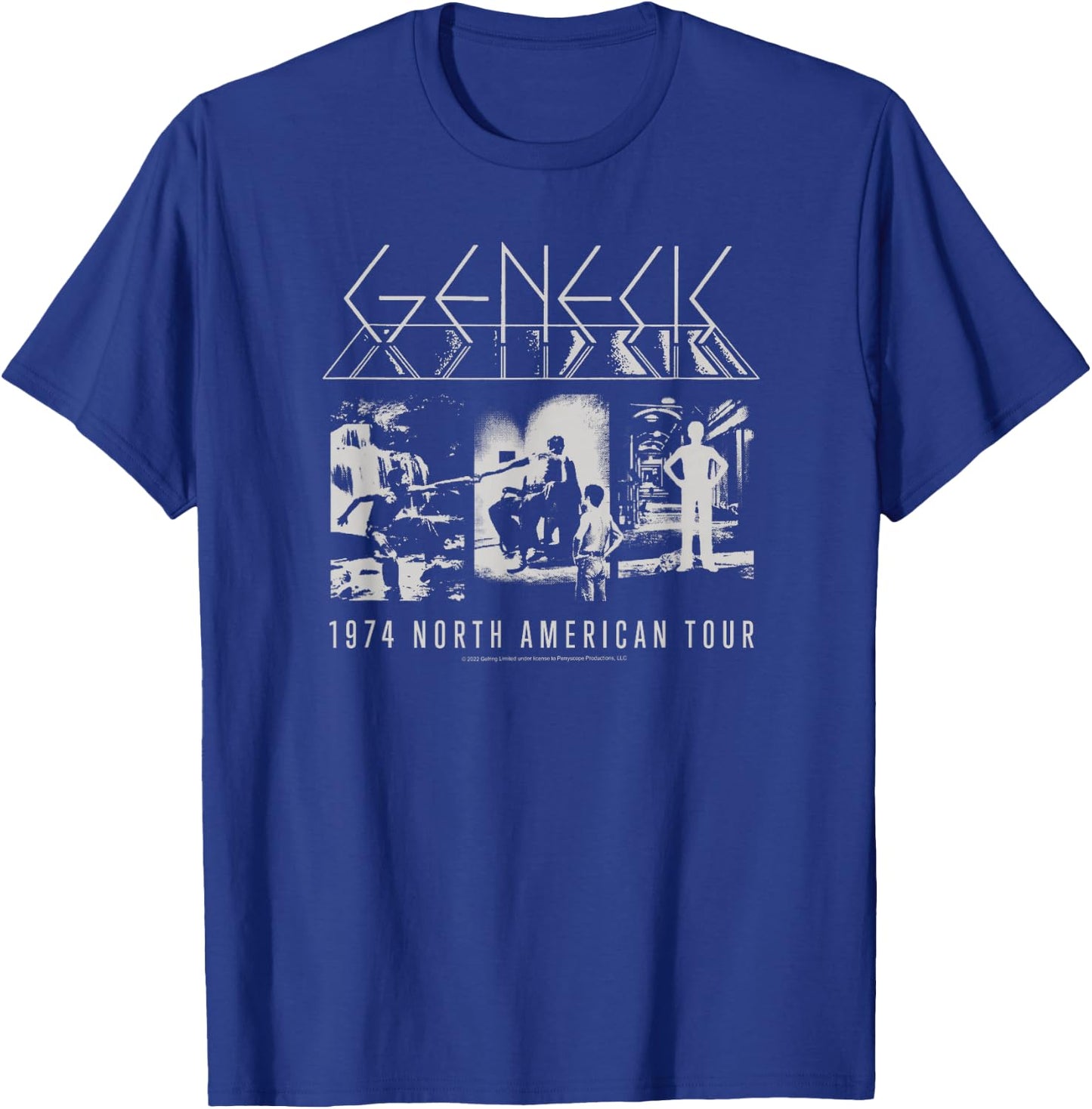 Genesis - North American Tour T-Shirt - T-Shirt | Royal