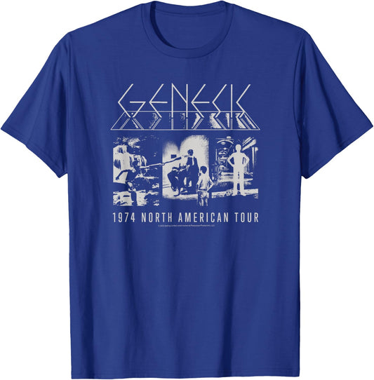 Genesis - North American Tour T-Shirt - T-Shirt | Royal