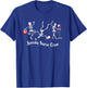 Spooky Nurse Crew Dancing Skeleton Spooky Halloween Nurse T-Shirt - T-Shirt | Royal