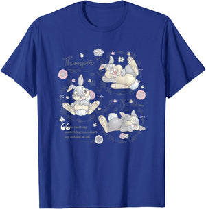 Bambi - Thumper Poses T-Shirt - T-Shirt | Royal