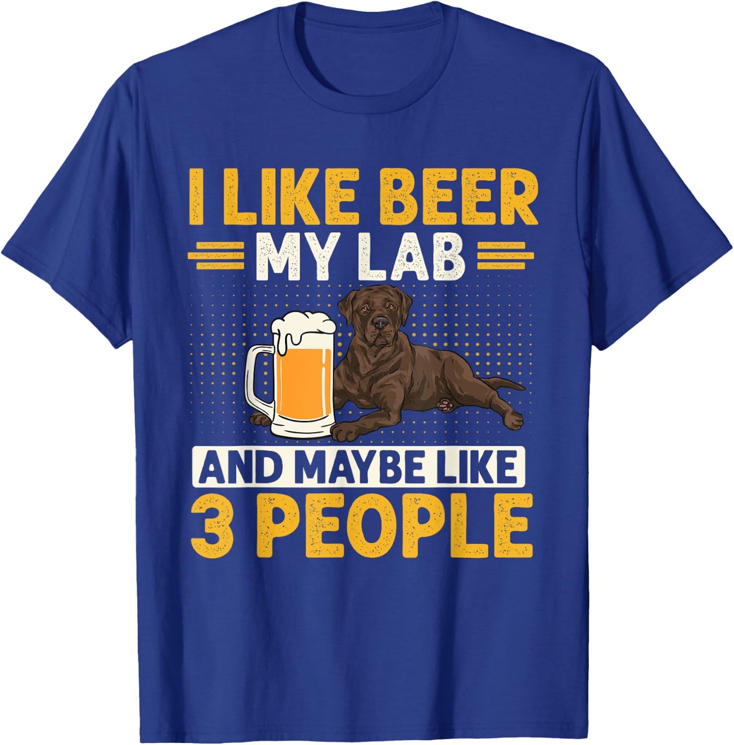 Chocolate Labrador Retriever Dog Beer Chocolate Lab Women T-Shirt - T-Shirt | Royal
