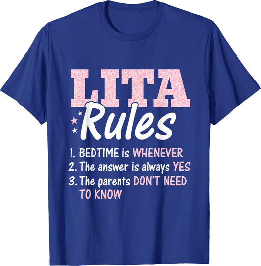 The Lita Rules Grandma Definition T-Shirt - T-Shirt | Royal