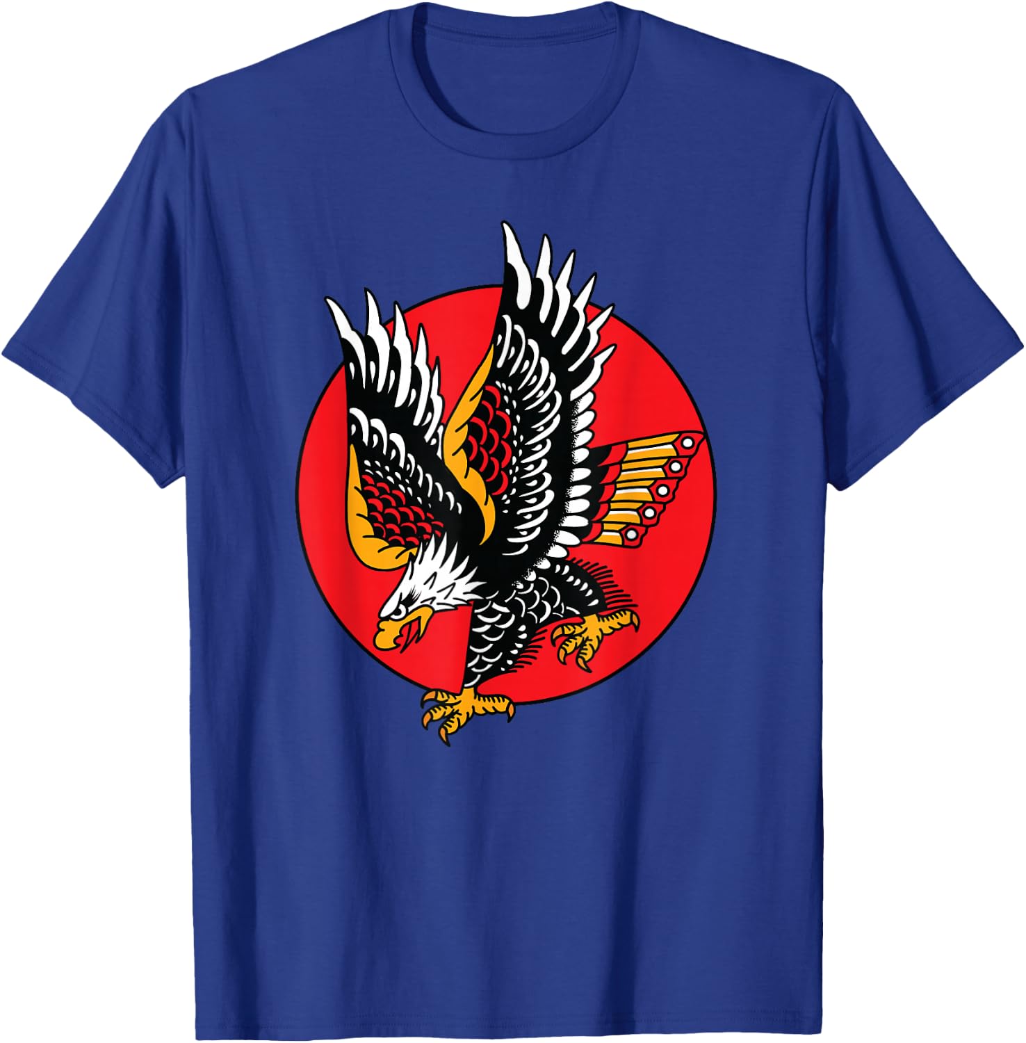 Eagle American Traditional Tattoo Ink Old School Flash Inked T-Shirt - T-Shirt | Royal