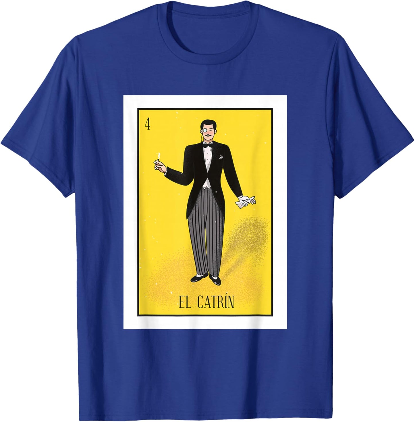 El Catrin Lottery The Gentleman Lottery Mexican paper T-Shirt - T-Shirt | Royal