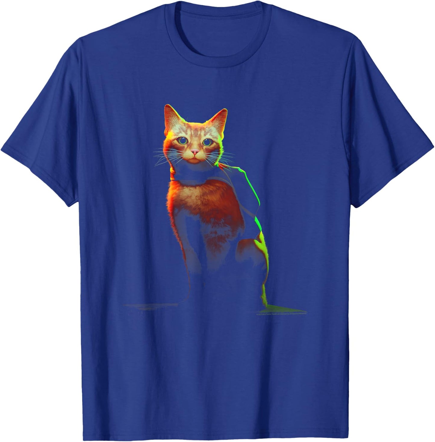 Stray Main Game Poster Cat T-Shirt - T-Shirt | Royal