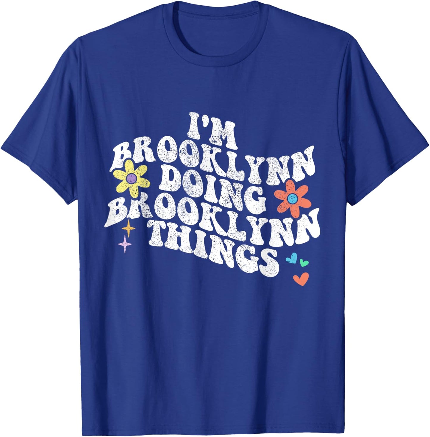 Retro Im BROOKLYNN Doing BROOKLYNN Things Funny Mother's Day T-Shirt - T-Shirt | Royal