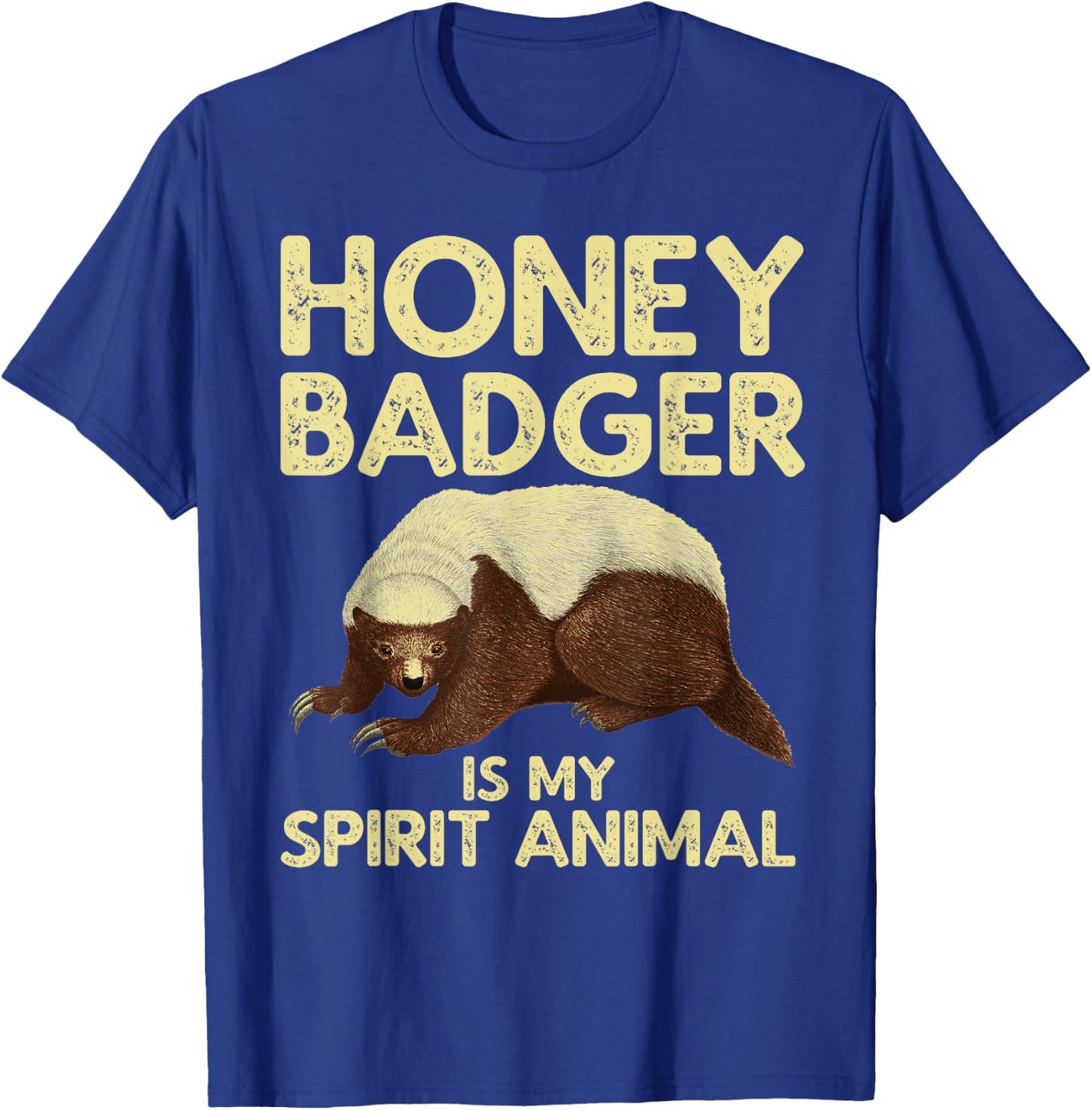 Cool Honey Badger Women Spirit Animal Lover Wildlife T-Shirt - T-Shirt | Royal