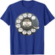 Vintage Retro Rotary Dial Phone Graphic Art T-Shirt - T-Shirt | Royal