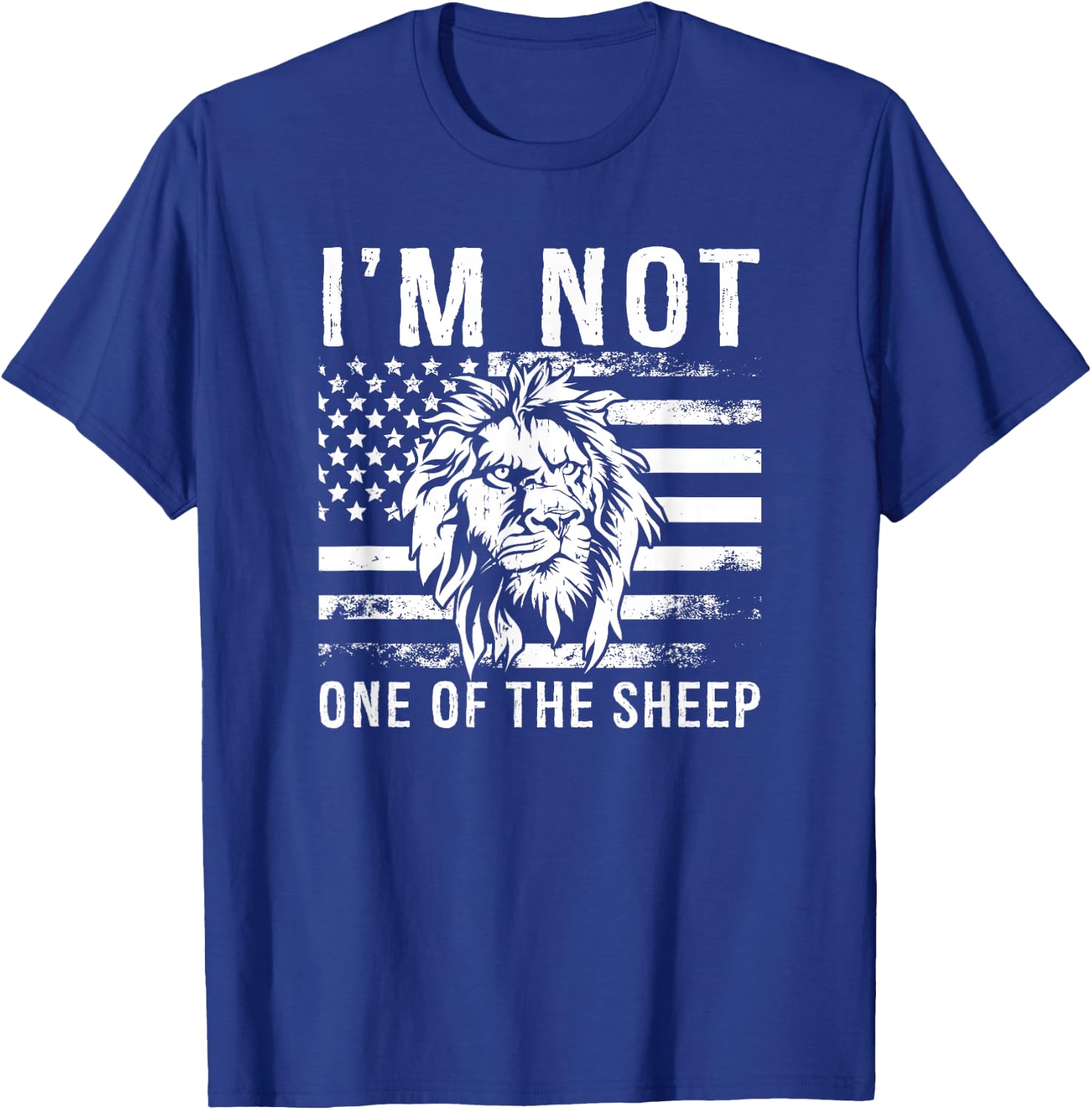 I Am Not One Of The Sheep T-Shirt - T-Shirt | Royal