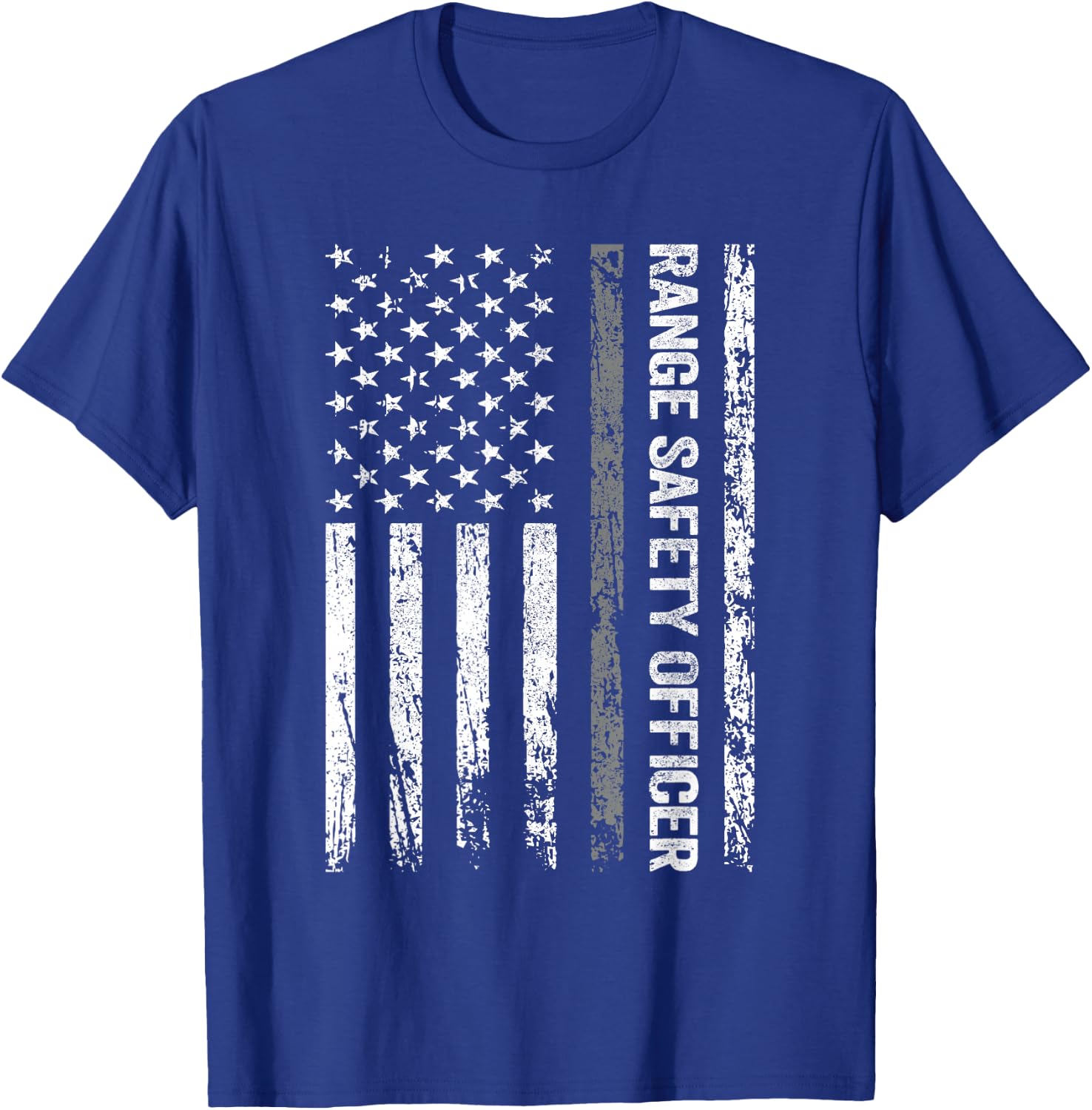 Range Safety Officer US Flag T-Shirt - T-Shirt | Royal