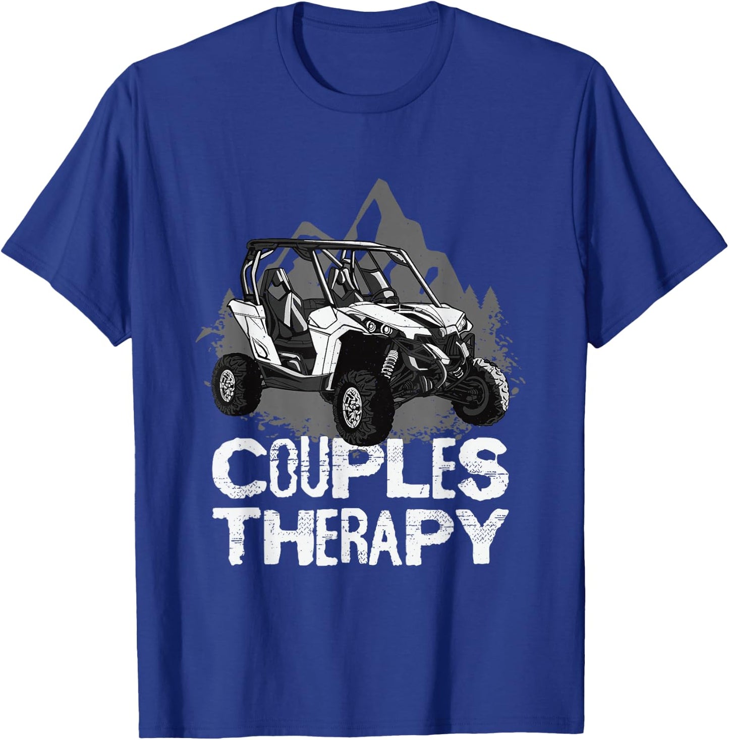 UTV Side By Side Couples Therapy T-Shirt - T-Shirt | Royal