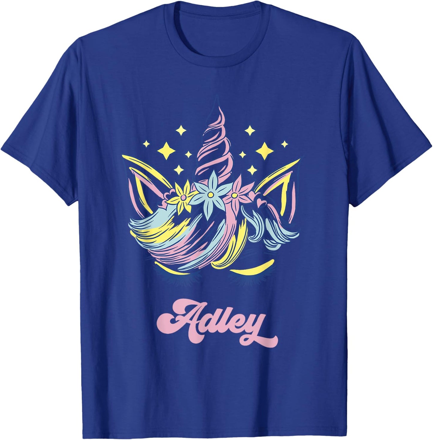 Adley Merch Unicorn Design T-Shirt - T-Shirt | Royal