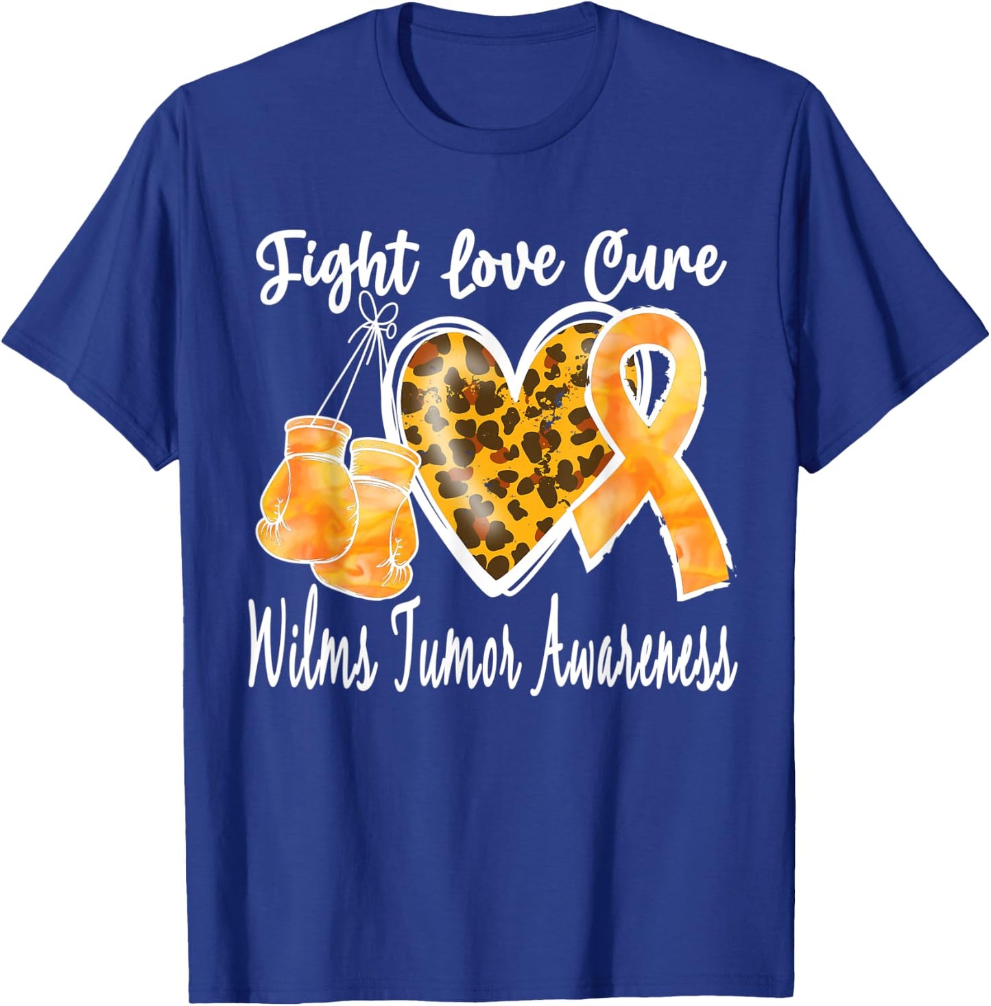 Wilms Tumor Awareness Fight Love Cure Kids Men T-Shirt - T-Shirt | Royal