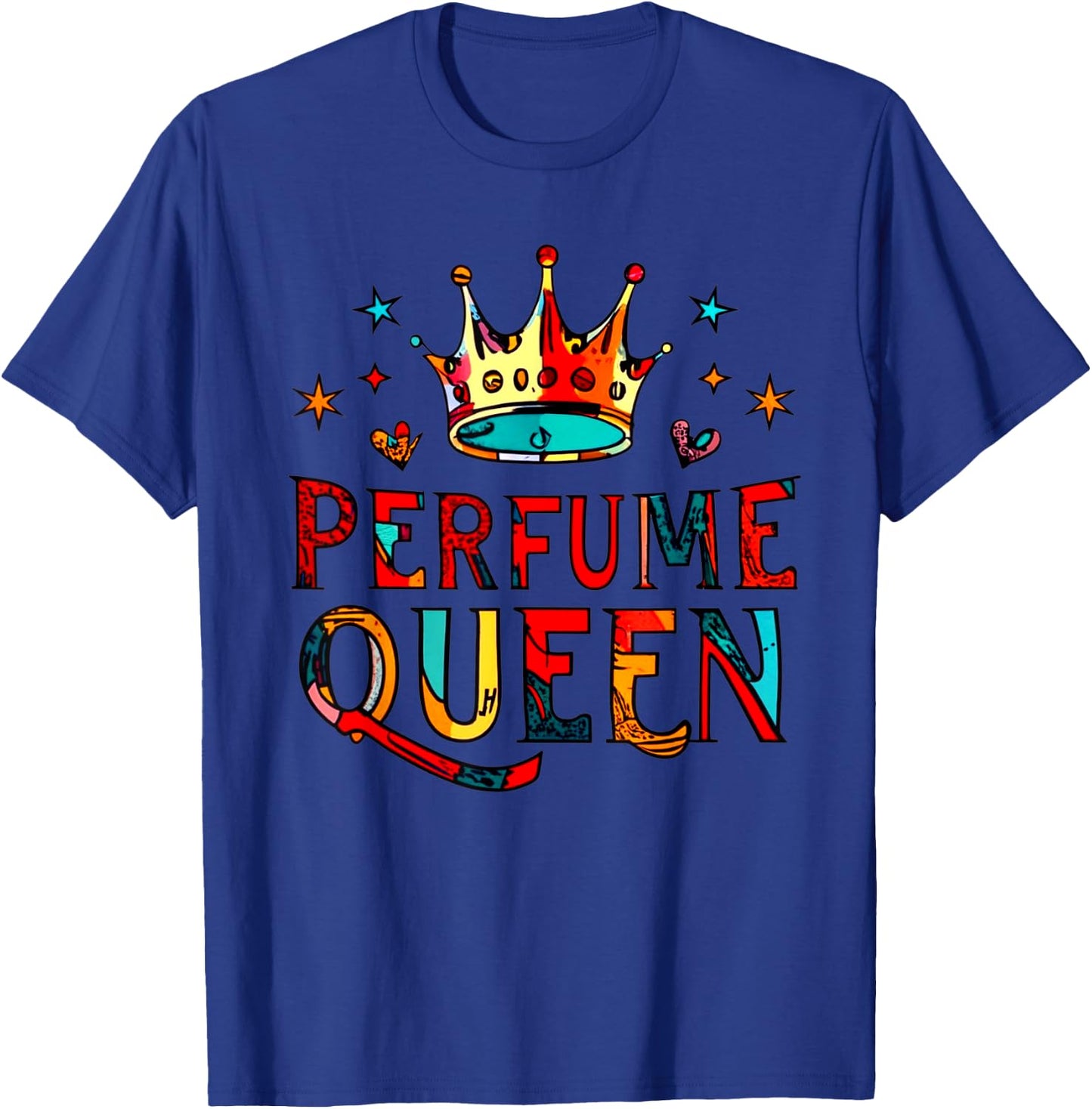 Perfume Queen Crown Perfume Fragrance Lovers Design T-Shirt - T-Shirt | Royal