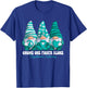 Dysautonomia Awareness Month Teal Ribbon Gnomies Support T-Shirt - T-Shirt | Royal