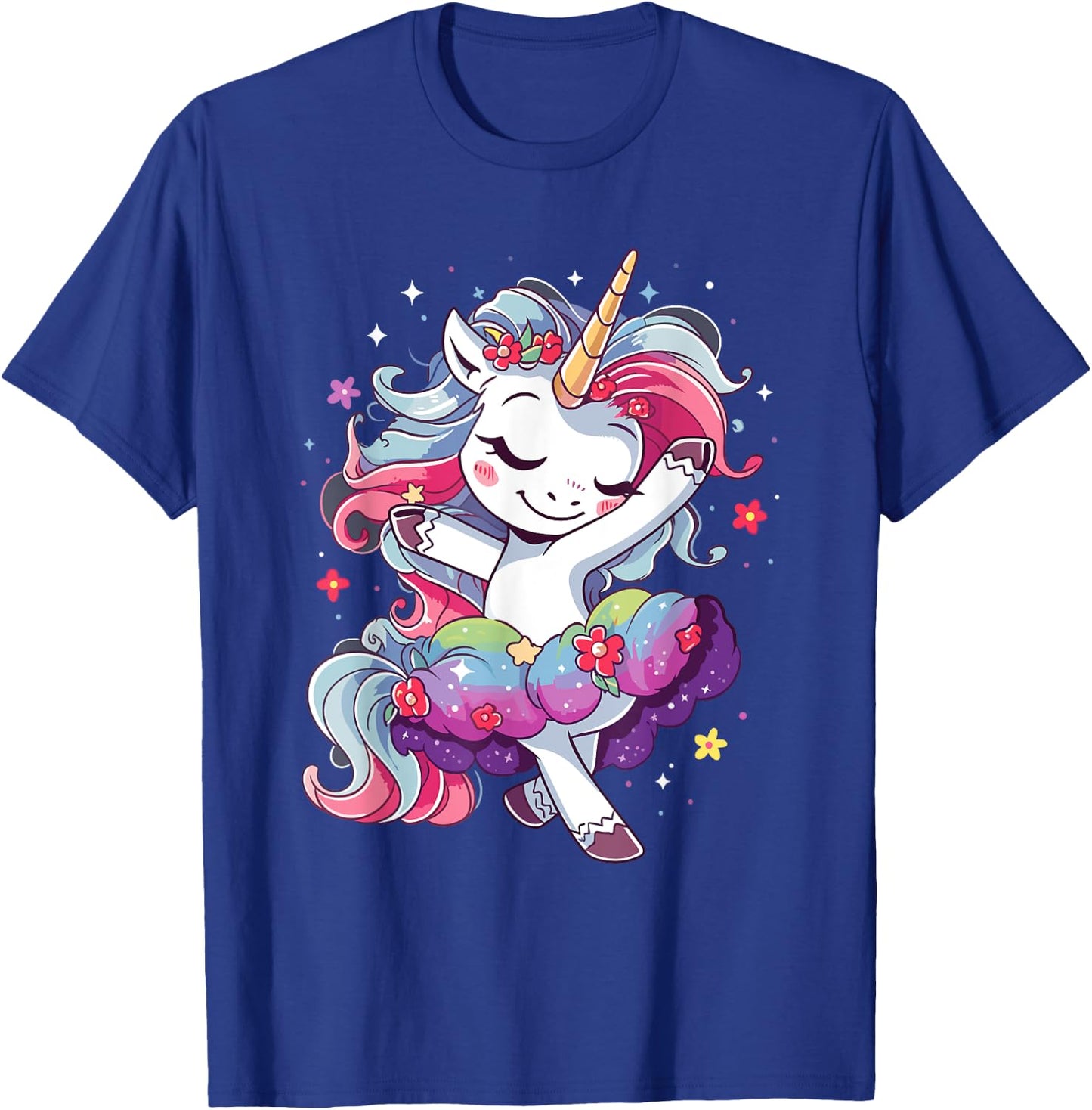 Ballet Dancer Unicorn Outfit Ballerina Dance For Girls T-Shirt - T-Shirt | Royal