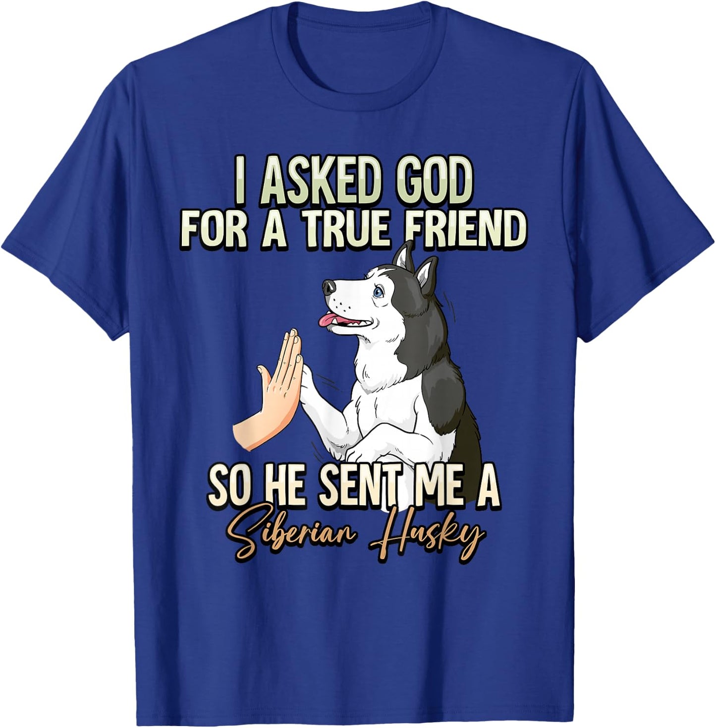 Siberian Husky T-Shirt - T-Shirt | Royal