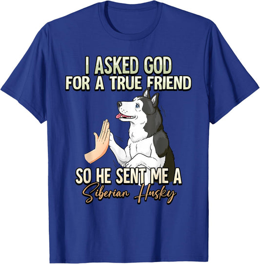 Siberian Husky T-Shirt - T-Shirt | Royal