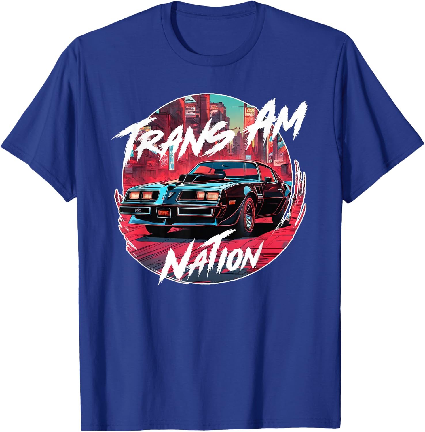 Trans Am Muscle Car American Muscle Trans Am Nation T-Shirt - T-Shirt | Royal