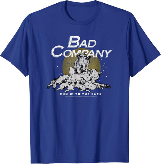 Bad Company - Run With The Pack T-Shirt - T-Shirt | Royal