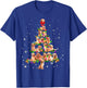 Cute Golden Retriever Dog Christmas Tree Gift Decor Xmas Men Women Kids T-Shirt - T-Shirt | Royal