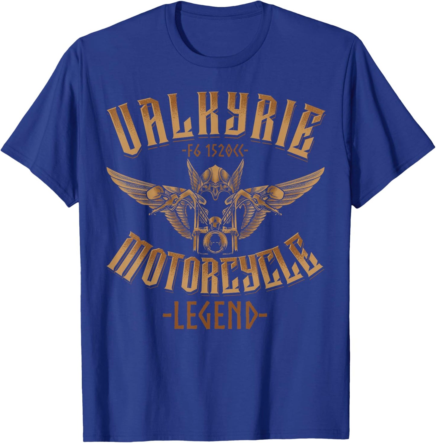 Valkyrie F6 1520cc Motorcycle Legend Biker T-Shirt - T-Shirt | Royal