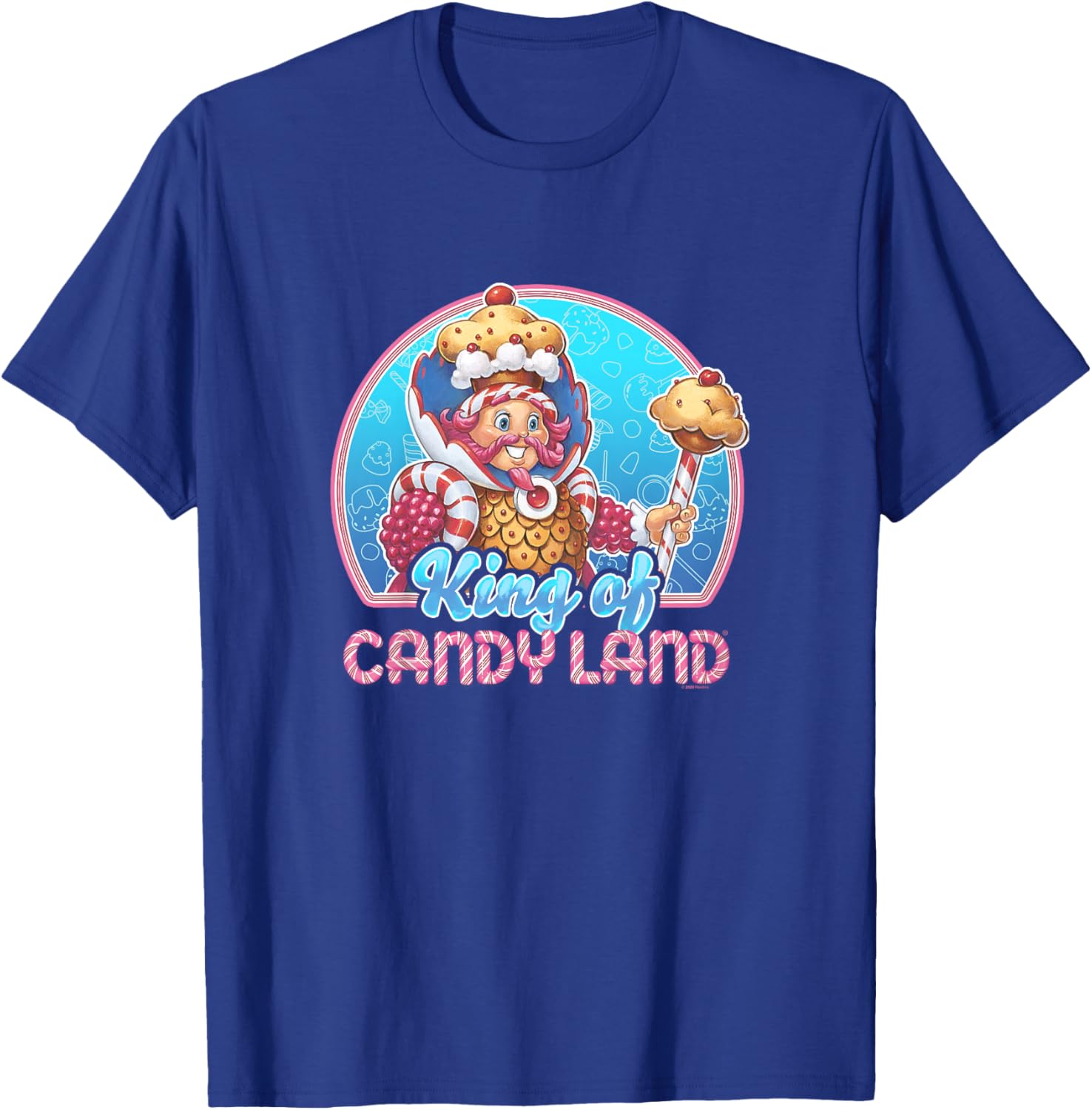 Candy Land King Kandy Vintage Portrait Logo T-Shirt - T-Shirt | Royal