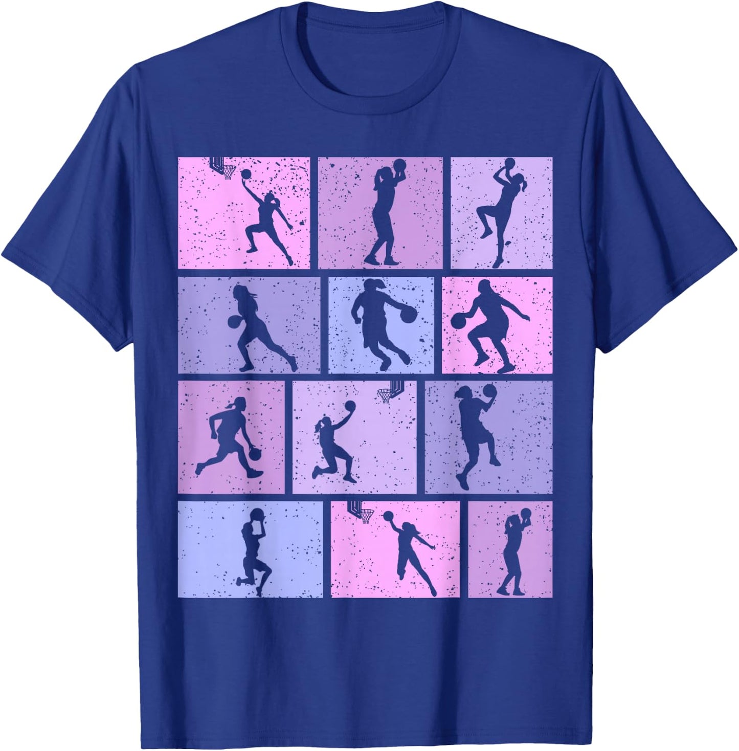 Basketball Girls Women T-Shirt - T-Shirt | Royal