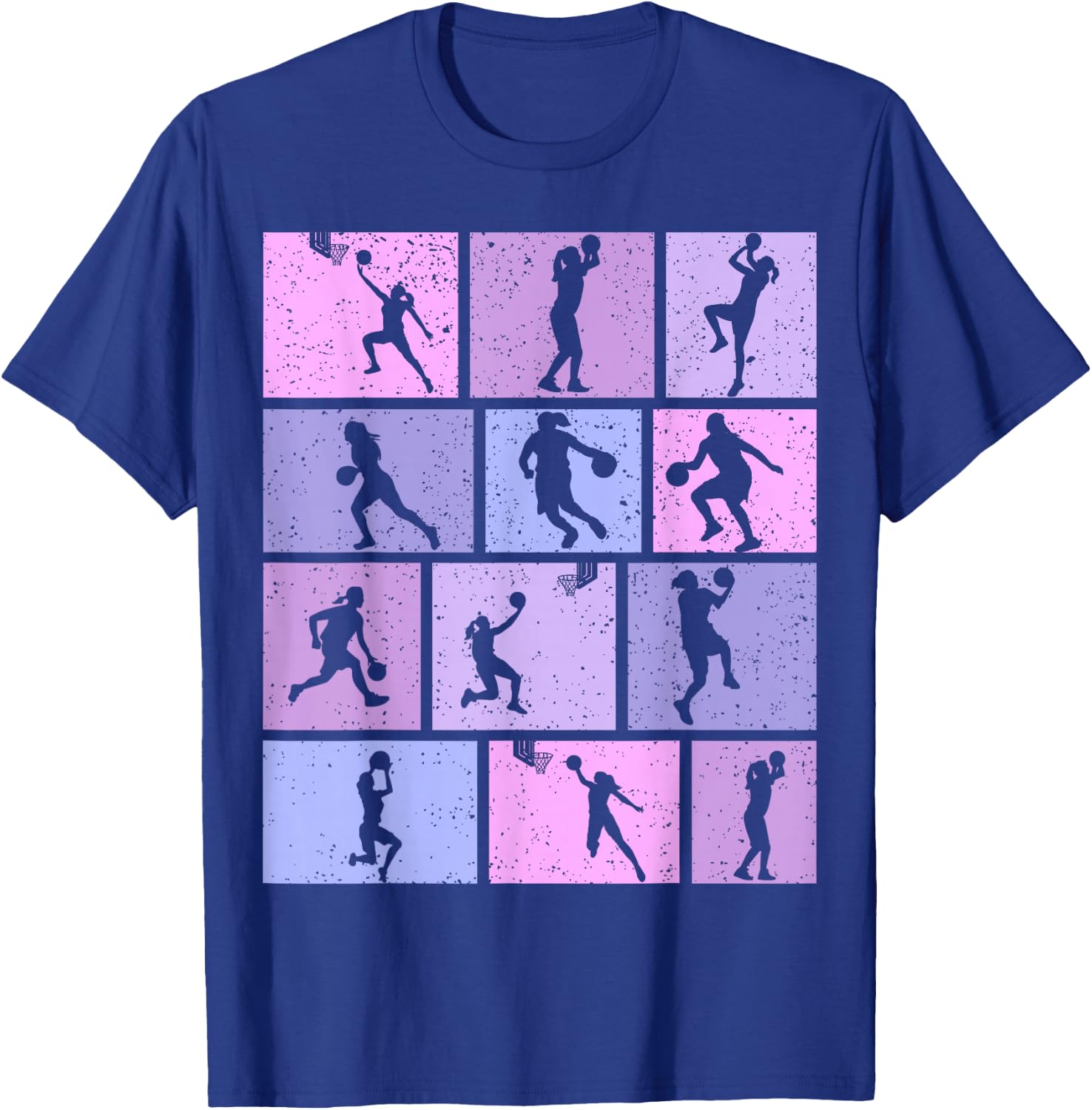 Basketball Girls Women T-Shirt - T-Shirt | Royal