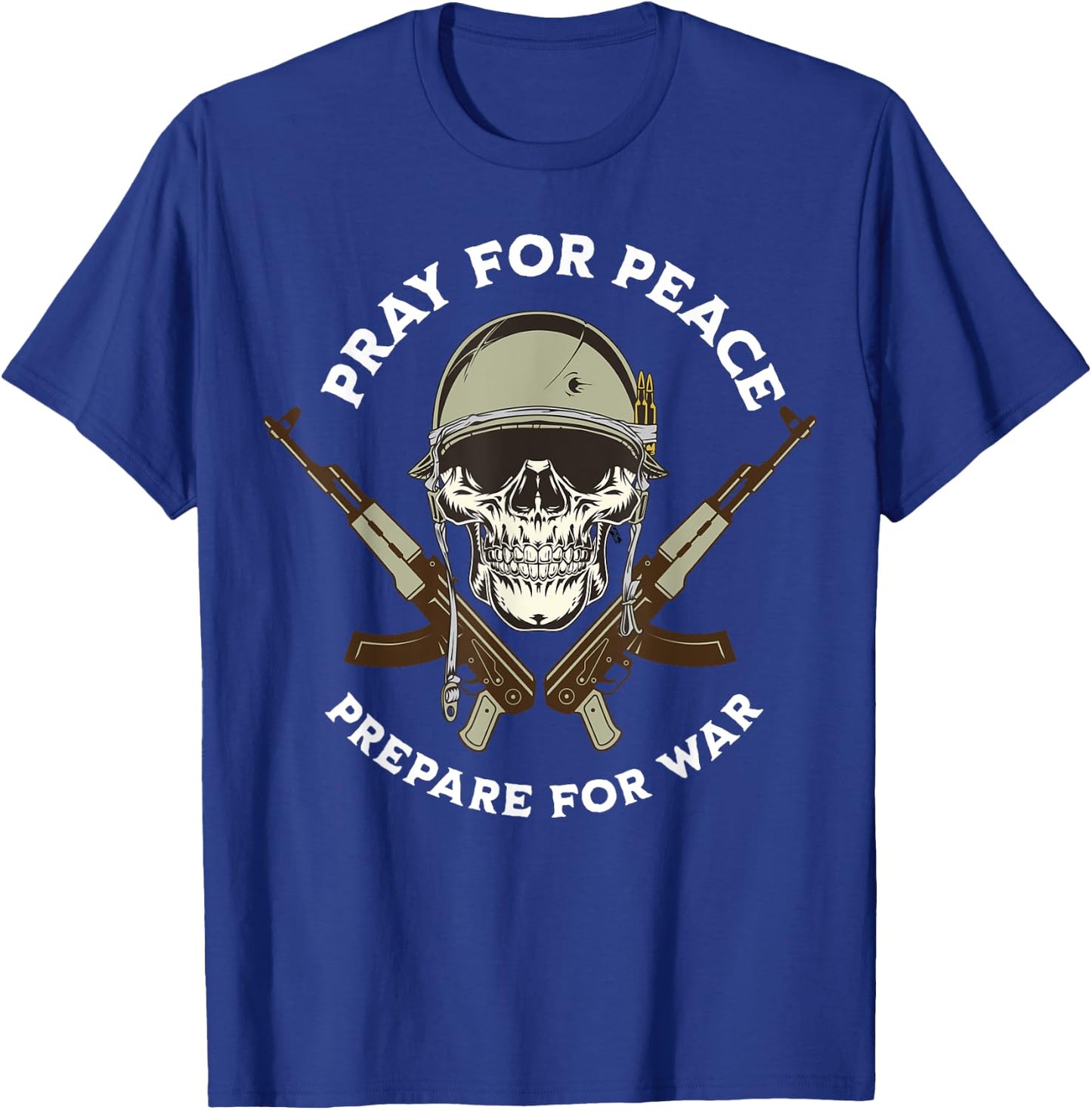 Pray for peace prepare for dad father T-Shirt - T-Shirt | Royal