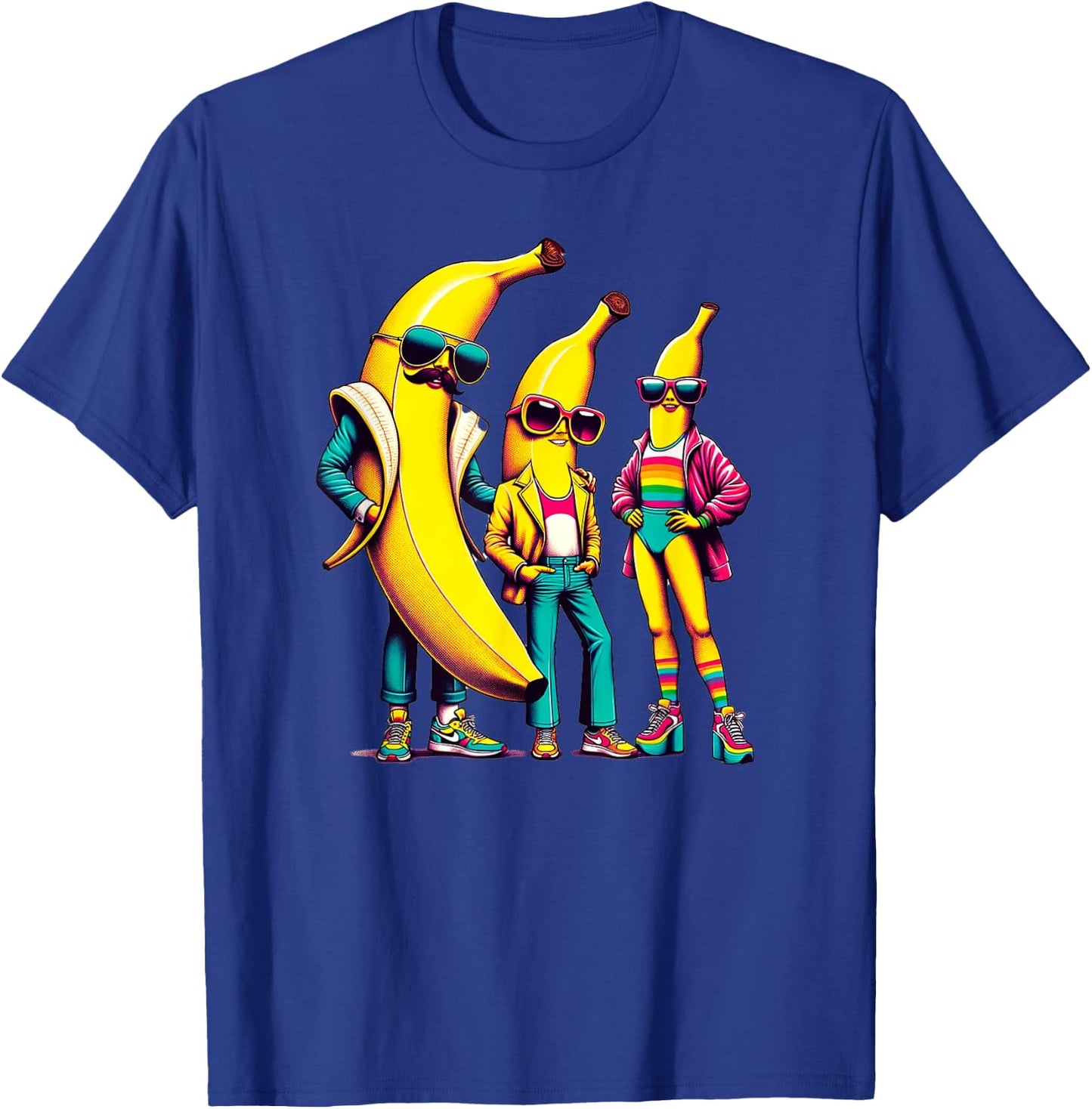 Banana Fun Run Family Outfit for Family Runners Costume T-Shirt - T-Shirt | Royal