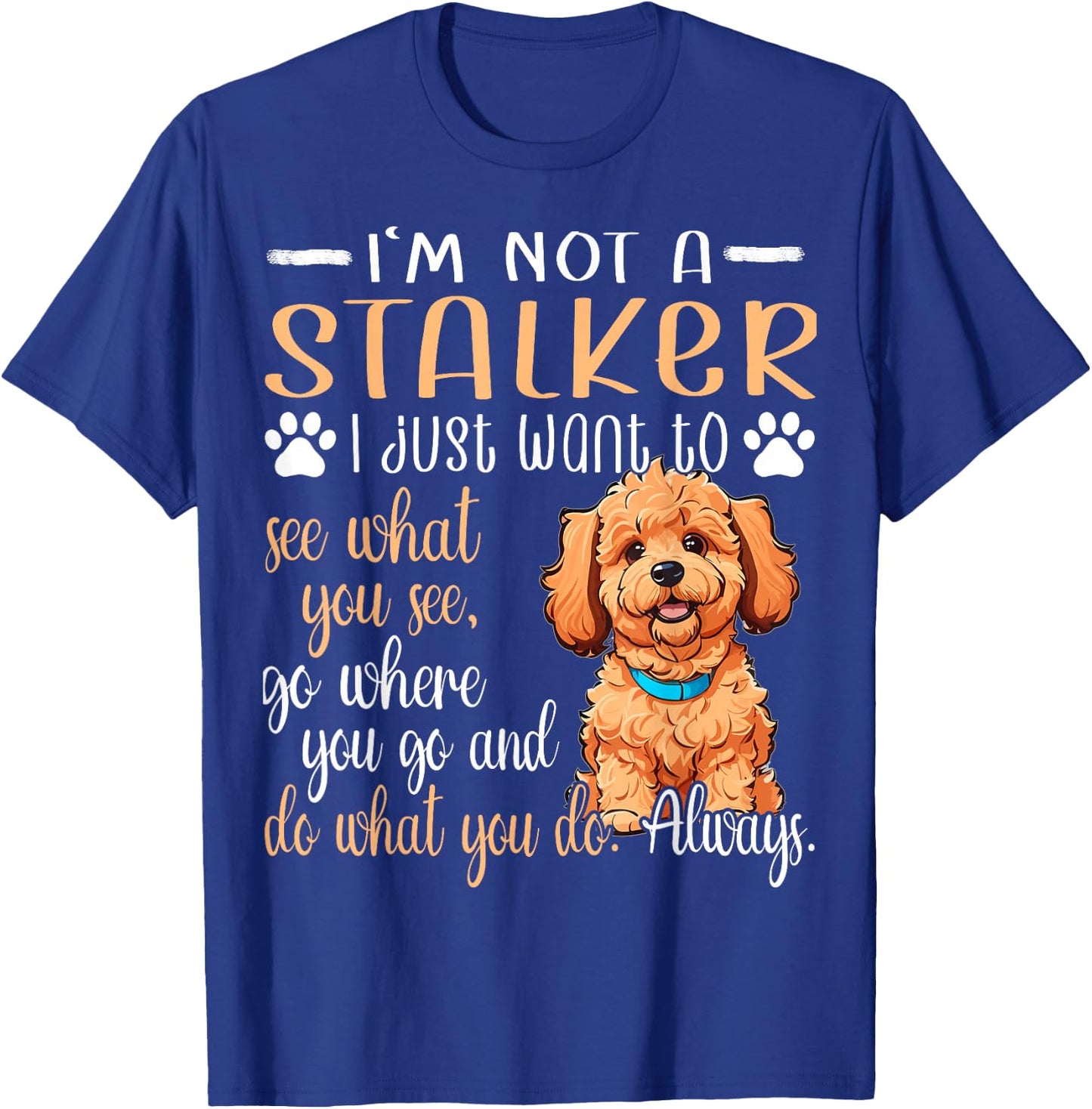 Mini Goldendoodle Dad Travel Accessories Mini Golden Doodle T-Shirt - T-Shirt | Royal
