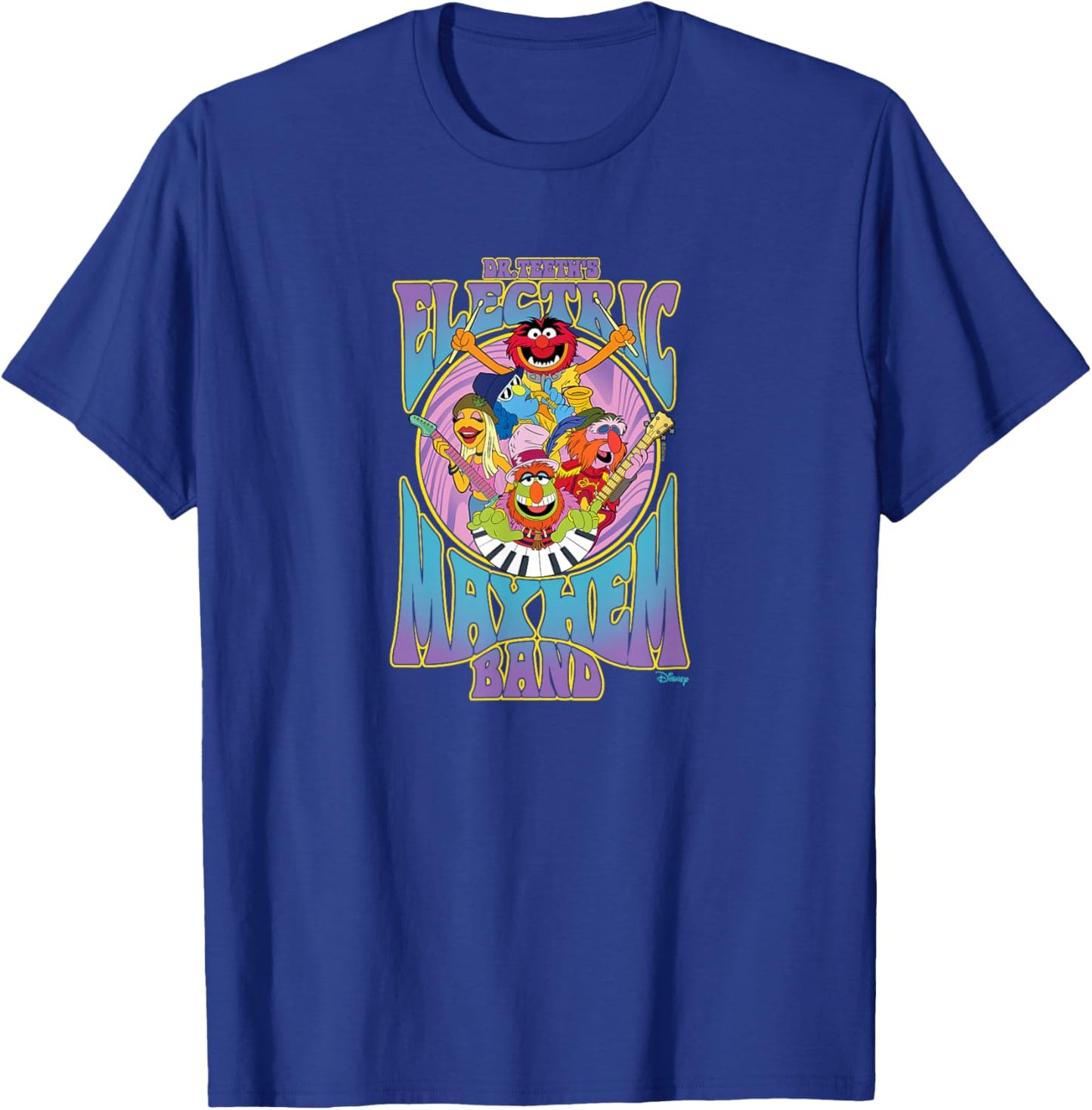 Disney - The Muppets Dr Teeth's Electric Mayhem Band T-Shirt - T-Shirt | Royal